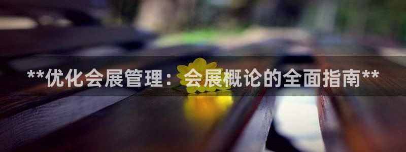 果博公司怎么开户：**优化会展管理：会展概论的全面指南**