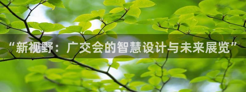 果博官网首页：“新视野：广交会的智慧设计