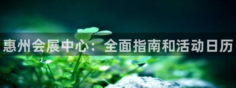 果博平台真实吗安全吗可信吗：惠州会展中心：全面指南和活动日历