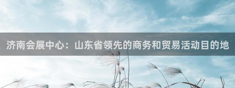 果博gbe168：济南会展中心：山东省领先的商务和贸易活动目的地