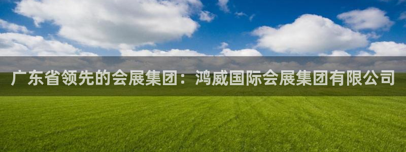 果博公司注册：广东省领先的会展集团：鸿威国际会展集团有限公司