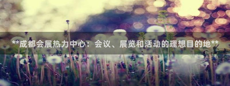 果博公司网站：**成都会展热力中心：会议、展览和活动的理想目的地**